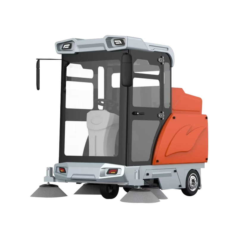 Barredora de cuatro ruedas completamente cerrada JCD-2100