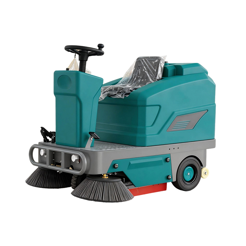 Barredora industrial con operador a bordo de doble cepillo JC1250